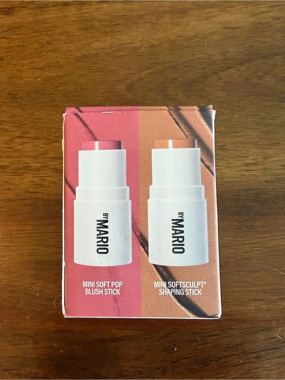 Makeup By Mario Sculpt & Pop On-The-Go Stick Duo — Brown & Pink